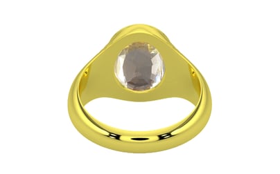 Panchdhatu Ceylon Yellow Sapphire Ring Fine Quality (R7)