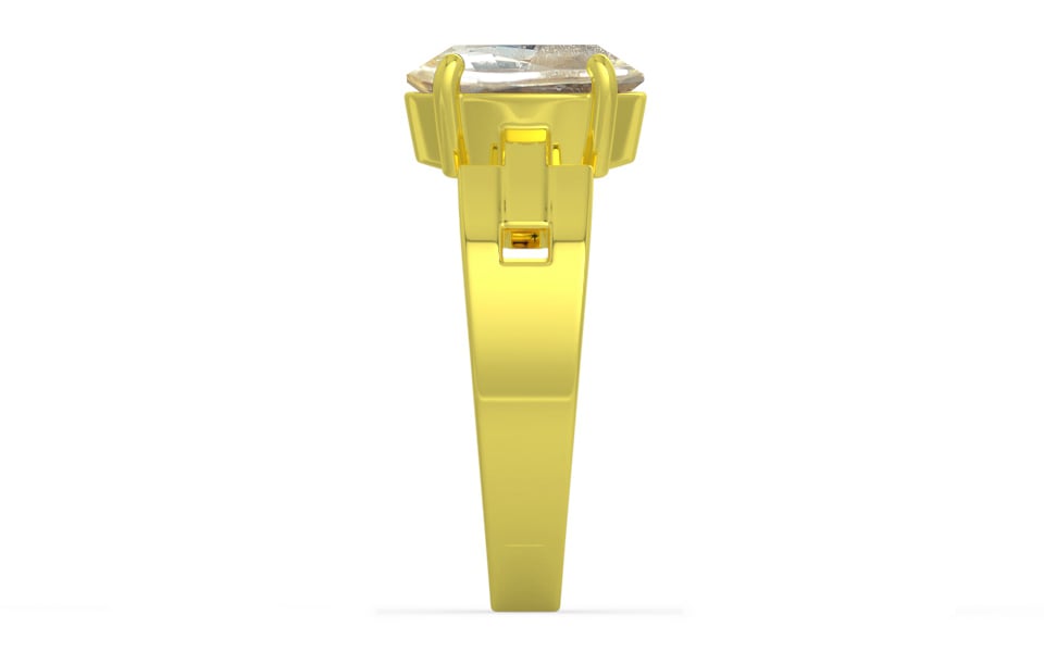 Panchdhatu Ceylon Yellow Sapphire Ring Fine Quality (R8)