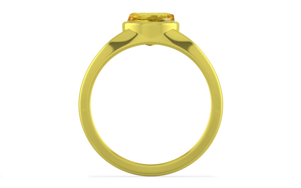 Panchdhatu Ceylon Yellow Sapphire Ring Limited Quality (R10)