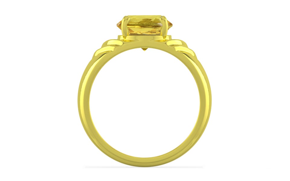 Panchdhatu Ceylon Yellow Sapphire Ring Limited Quality (R4)