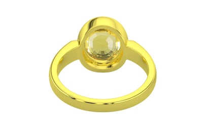 Panchdhatu Ceylon Yellow Sapphire Ring Limited Quality (R6)