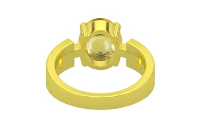 Panchdhatu Ceylon Yellow Sapphire Ring Limited Quality (R8)