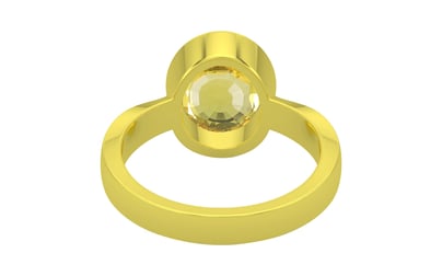Panchdhatu Ceylon Yellow Sapphire Ring Limited Quality (R9)