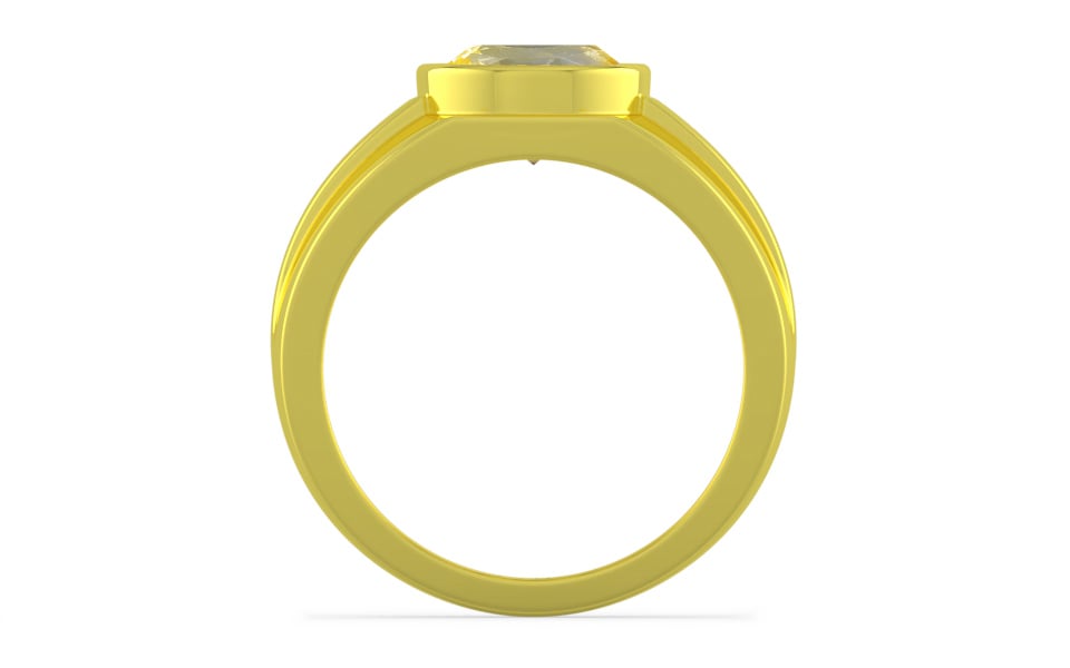 Panchdhatu Ceylon Yellow Sapphire Ring Prime Quality (R1)