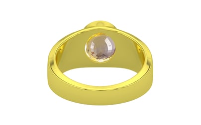 Panchdhatu Ceylon Yellow Sapphire Ring Prime Quality (R10)
