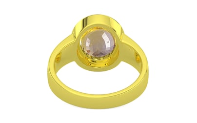Panchdhatu Ceylon Yellow Sapphire Ring Prime Quality (R3)