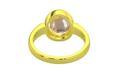 Panchdhatu Ceylon Yellow Sapphire Ring Prime Quality (R6)