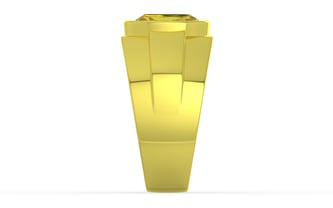 Panchdhatu Ceylon Yellow Sapphire Ring Rare Quality (R1)