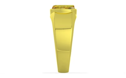 Panchdhatu Ceylon Yellow Sapphire Ring Rare Quality (R10)