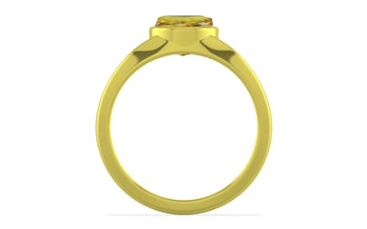 Panchdhatu Ceylon Yellow Sapphire Ring Rare Quality (R10)