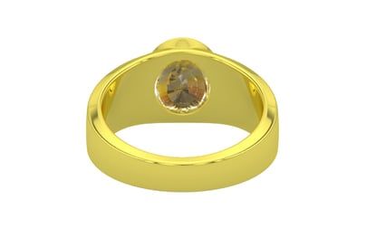 Panchdhatu Ceylon Yellow Sapphire Ring Rare Quality (R10)