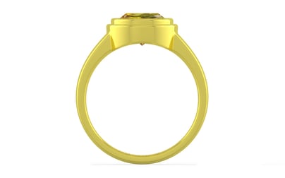 Panchdhatu Ceylon Yellow Sapphire Ring Rare Quality (R3)