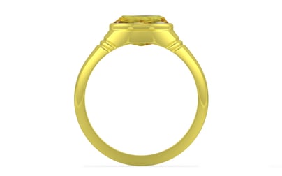 Panchdhatu Ceylon Yellow Sapphire Ring Rare Quality (R7)