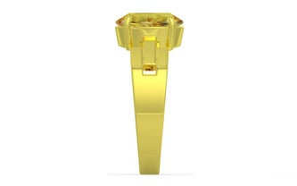 Panchdhatu Ceylon Yellow Sapphire Ring Rare Quality (R8)