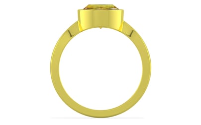 Panchdhatu Ceylon Yellow Sapphire Ring Rare Quality (R9)