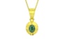 Panchdhatu Emerald Pendant Fine Quality (P11)