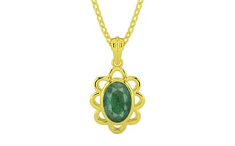 Panchdhatu Emerald Pendant Fine Quality (P3)