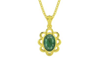 Panchdhatu Emerald Pendant Fine Quality (P3)