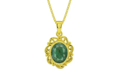 Panchdhatu Emerald Pendant Fine Quality (P5)