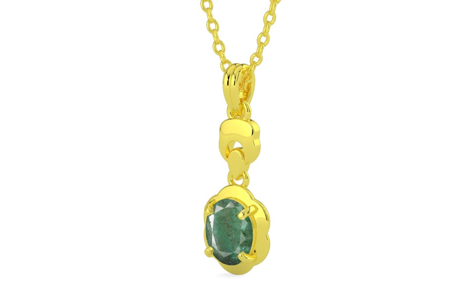 Panchdhatu Emerald Pendant Fine Quality (P6)