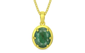Panchdhatu Emerald Pendant Fine Quality (P8)
