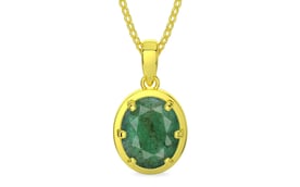Panchdhatu Emerald Pendant Fine Quality (P8)
