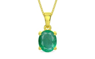 Panchdhatu Emerald Pendant Limited Quality (P10)