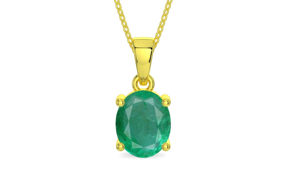 Panchdhatu Emerald Pendant Limited Quality (P10)