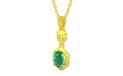 Panchdhatu Emerald Pendant Limited Quality (P6)