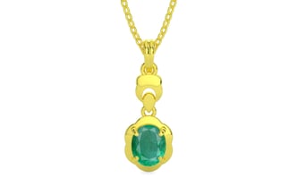 Panchdhatu Emerald Pendant Limited Quality (P6)