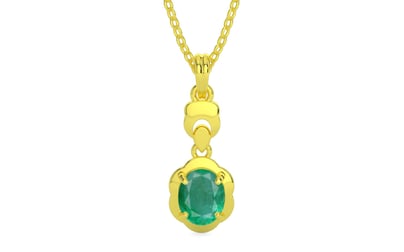 Panchdhatu Emerald Pendant Limited Quality (P6)