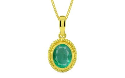 Panchdhatu Emerald Pendant Limited Quality (P7)