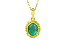 Panchdhatu Emerald Pendant Limited Quality (P7)