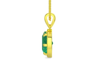 Panchdhatu Emerald Pendant Limited Quality (P8)