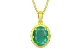 Panchdhatu Emerald Pendant Limited Quality (P8)