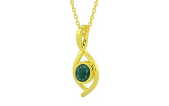 Panchdhatu Emerald Pendant Prime Quality (P1)