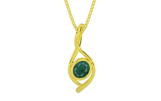 Panchdhatu Emerald Pendant Prime Quality (P1)