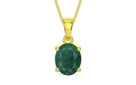 Panchdhatu Emerald Pendant Prime Quality (P10)