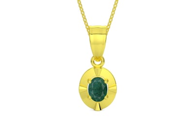 Panchdhatu Emerald Pendant Prime Quality (P11)
