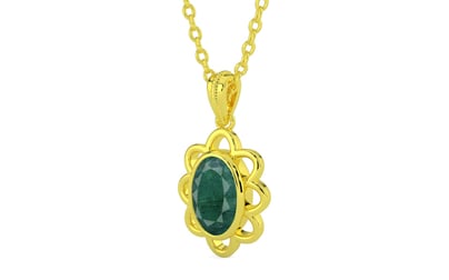 Panchdhatu Emerald Pendant Prime Quality (P3)