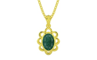 Panchdhatu Emerald Pendant Prime Quality (P3)