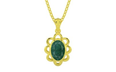 Panchdhatu Emerald Pendant Prime Quality (P3)