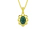 Panchdhatu Emerald Pendant Prime Quality (P3)