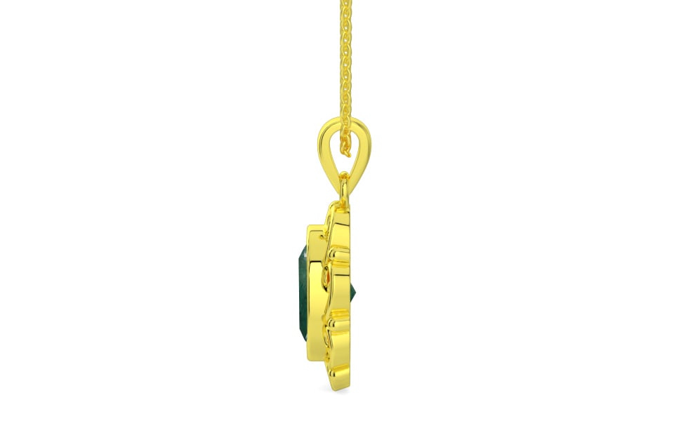 Panchdhatu Emerald Pendant Prime Quality (P5)