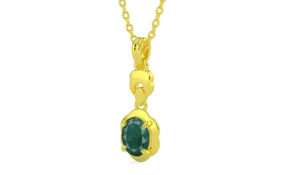 Panchdhatu Emerald Pendant Prime Quality (P6)