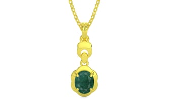 Panchdhatu Emerald Pendant Prime Quality (P6)