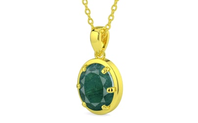 Panchdhatu Emerald Pendant Prime Quality (P8)