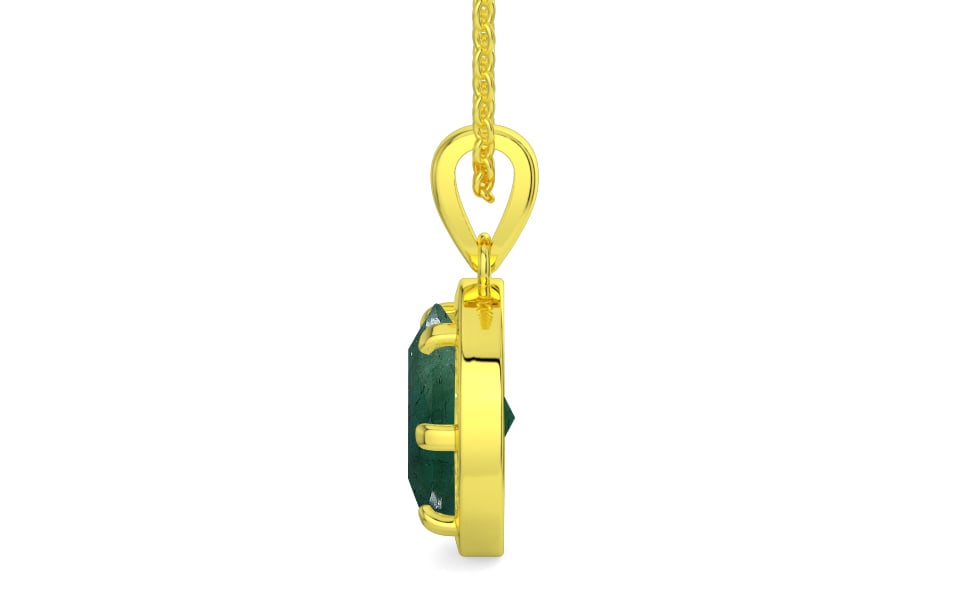 Panchdhatu Emerald Pendant Prime Quality (P8)