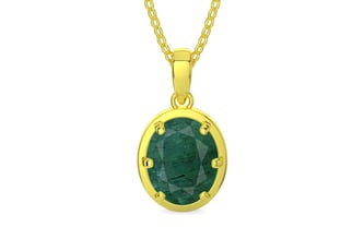 Panchdhatu Emerald Pendant Prime Quality (P8)