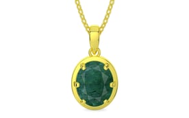 Panchdhatu Emerald Pendant Prime Quality (P8)